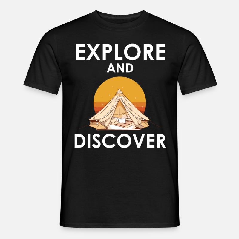 Explorez et découvrez - T-shirt homme - noir