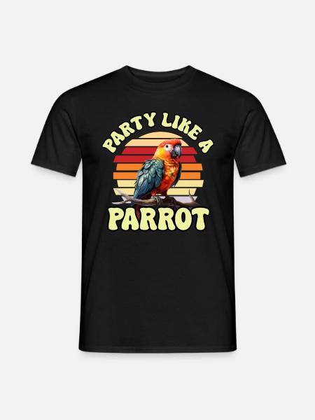 Perruche Perruche Oiseau Perruche Propriétaire - T-shirt homme - noir