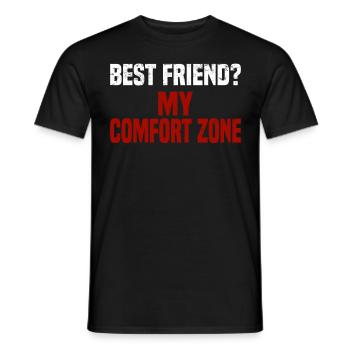 Misanthrop Menschenhasser Asozial Introvertiert - Männer T-Shirt - Schwarz - Vorne - AI Model Male 178 light (178cm)