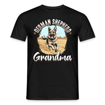 Dog Breed Pet Best German Shepherd Dad Ever - Männer T-Shirt - Schwarz - Vorne - AI Model Male 178 light (178cm)