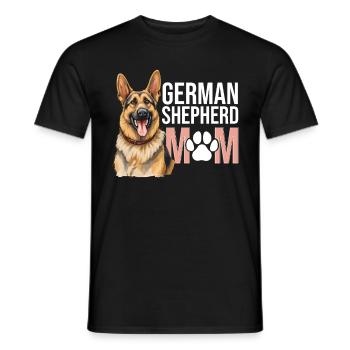 German Shepherd Dog Breed Pet German Shepherd Mom - Männer T-Shirt - Schwarz - Vorne - AI Model Male 178 light (178cm)