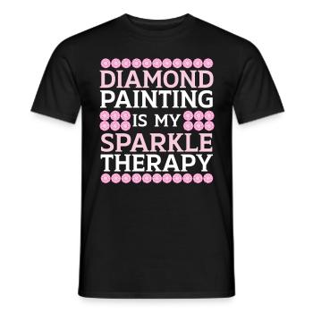 Outils de peinture au diamant Diamond Painter - T-shirt homme - noir - Devant - AI Model Male 178 light (178cm)