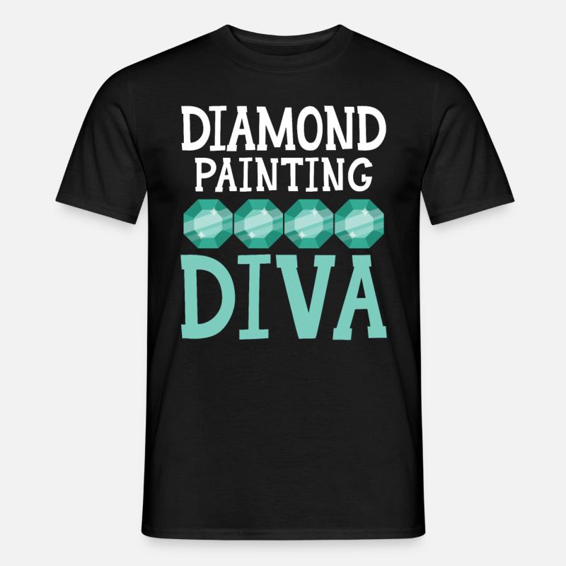 Diamond Painting Tools Diamond Painter - Men's T-Shirt - black