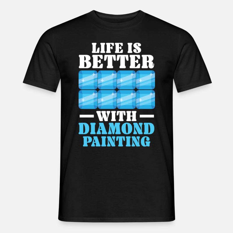 Diamond Painting Tools Diamond Painter - Men's T-Shirt - black