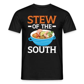 Gumbo Lovers Foodie Louisiane Manger Cuisine Cajun - T-shirt homme - noir - Devant - AI Model Male 178 light (178cm)