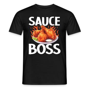 Buffalo Wings Foodie Amerikanisches Essen Chicken - Männer T-Shirt - Schwarz - Vorne - AI Model Male 178 light (178cm)