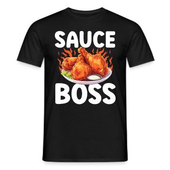 Buffalo Wings Foodie Amerikanisches Essen Chicken - Männer T-Shirt - Schwarz - Vorne - AI Model Male 178 light (178cm)