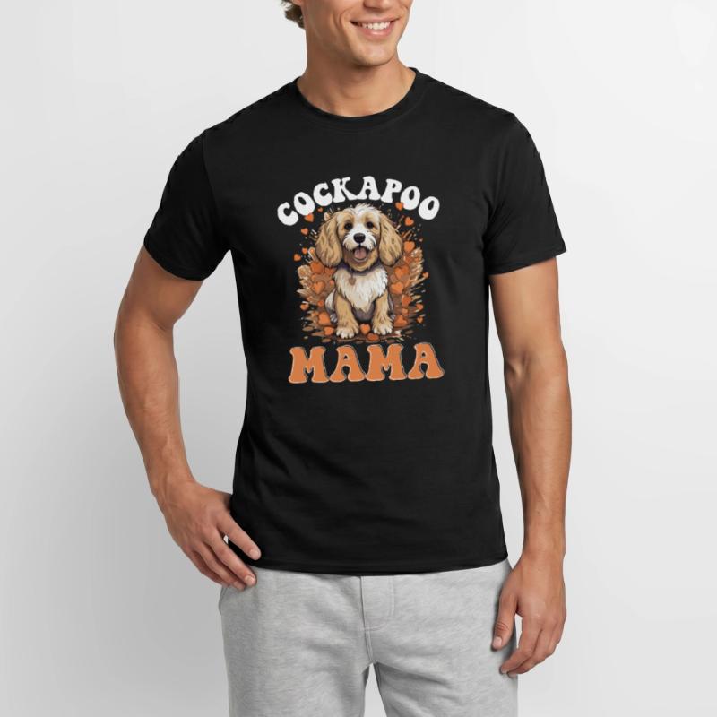 Cockapoo Race de chien Cockapoo Cockapoo Mama T-shirt homme