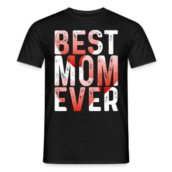 Maman cadeau fête des mères anniversaire maman - T-shirt homme - noir - Devant - AI Model Male 178 light (178cm)