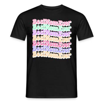 Maman cadeau fête des mères anniversaire maman - T-shirt homme - noir - Devant - AI Model Male 178 light (178cm)