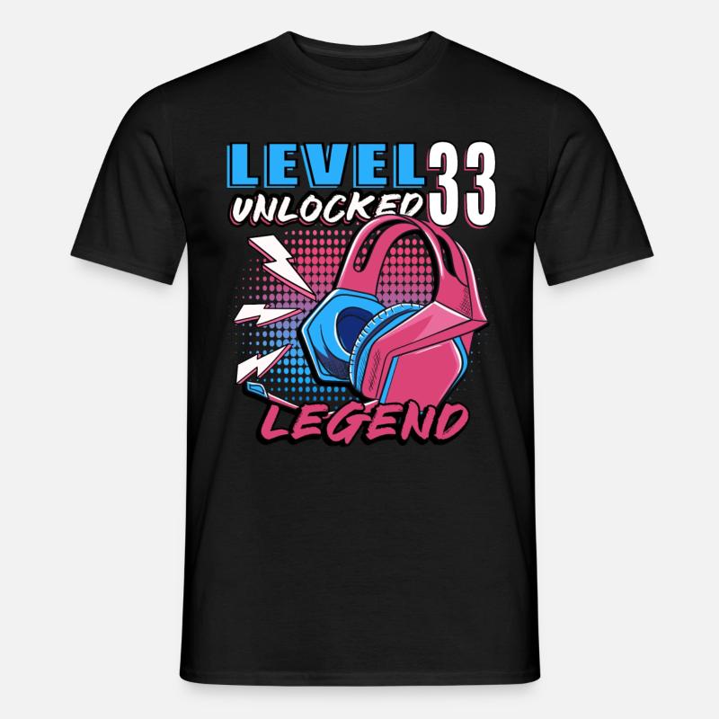 Level 33 Freigeschaltet - Männer T-Shirt - undefined