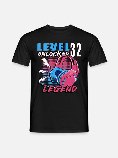 Niveau 32 débloqué - T-shirt homme - 