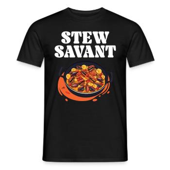 Cioppino Lover Foodie Nourriture Mer Américaine - T-shirt homme - noir - Devant - AI Model Male 178 light (178cm)