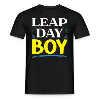 Happy Birthday Schaltjahr 29. Februar Schalttag - Männer T-Shirt - Schwarz - Vorne - AI Model Male 178 light (178cm)