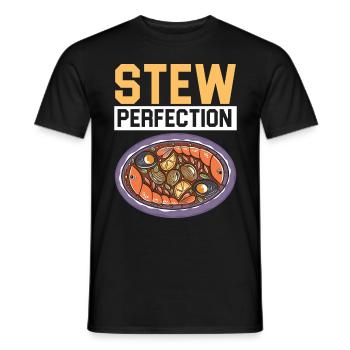 Cioppino Lover Foodie Nourriture Mer Américaine - T-shirt homme - noir - Devant - AI Model Male 178 light (178cm)