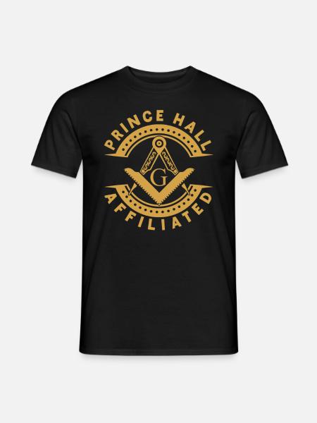 Angles et boussoles maçonniques FRANC-maçon Prince Hall - T-shirt homme - noir