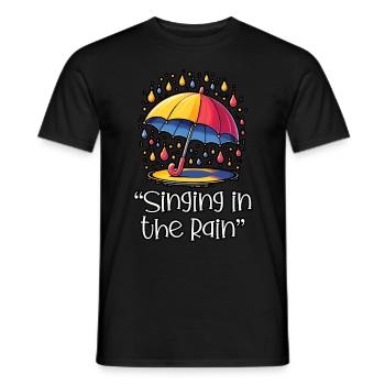 Paroles Mélomanes Auteurs-compositeurs Festival de musique - T-shirt homme - noir - Devant - AI Model Male 178 light (178cm)