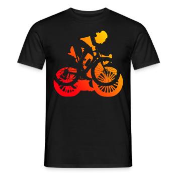 Vélo de route Hommes Vélo de route Femme Cyclisme sur route - T-shirt homme - noir - Devant - AI Model Male 178 light (178cm)