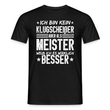 Drôle de maître disant Wisecracker - T-shirt homme - noir - Devant - AI Model Male 178 light (178cm)