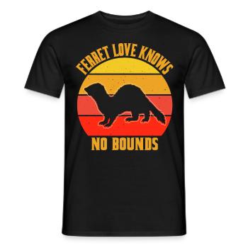 Entfessle Deinen Inneren Frettchenliebhaber Mit - Männer T-Shirt - Schwarz - Vorne - AI Model Male 178 light (178cm)