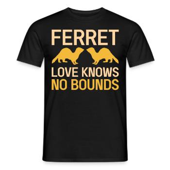 Entfessle Deinen Inneren Frettchenliebhaber Mit - Männer T-Shirt - Schwarz - Vorne - AI Model Male 178 light (178cm)