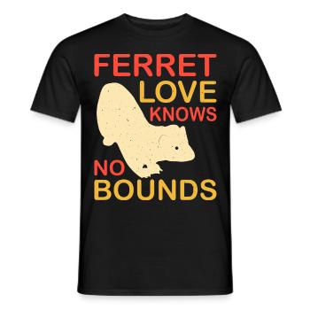 Entfessle Deinen Inneren Frettchenliebhaber Mit - Männer T-Shirt - Schwarz - Vorne - AI Model Male 178 light (178cm)