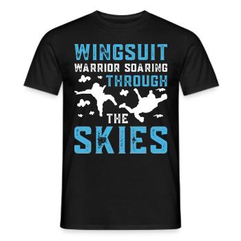 Parachutisme et sports extrêmes - T-shirt homme - noir - Devant - AI Model Male 178 light (178cm)