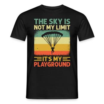 Parachutisme Parachutisme - T-shirt homme - noir - Devant - AI Model Male 178 light (178cm)