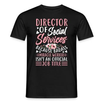 De l’inspiration pour des réalisateurs puissants - T-shirt homme - noir - Devant - AI Model Male 178 light (178cm)