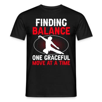 Cool Tai Chi Art For Grandpa Men, Martial Arts Tai - Men's T-Shirt - black - Front - AI Model Male 178 light (178cm)