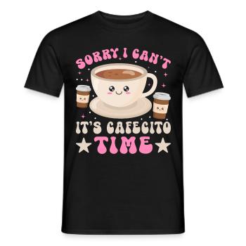 Désolé, je ne peux pas, c’est - T-shirt homme - noir - Devant - AI Model Male 178 light (178cm)