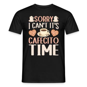 Cafecito Love: Embrace the soul of the - Men's T-Shirt - black - Front - AI Model Male 178 light (178cm)