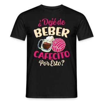 Spanish Concha design by Cafecito for - Men's T-Shirt - black - Front - AI Model Male 178 light (178cm)