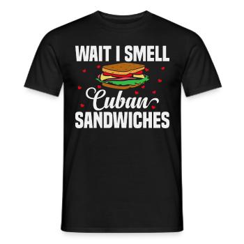Sandwich Master Deli Sub Lover Sandwich Day Food - Men's T-Shirt - black - Front - AI Model Male 178 light (178cm)