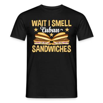 Sandwich Master Deli Sub Lover Sandwich Day Food - Men's T-Shirt - black - Front - AI Model Male 178 light (178cm)