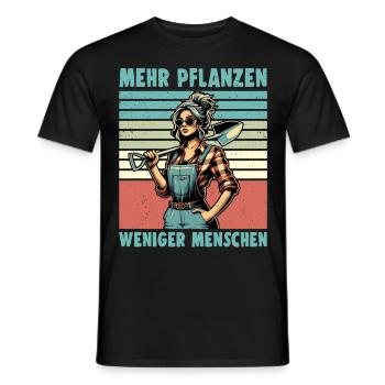 Garten Geschenk Gärtnerin Geburtstag Geschenk - Männer T-Shirt - Schwarz - Vorne - AI Model Male 178 light (178cm)