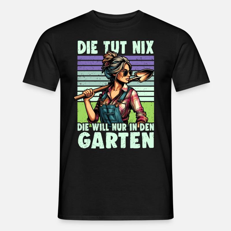 Garten Geschenk Gärtnerin Geburtstag Geschenk - Männer T-Shirt - Schwarz