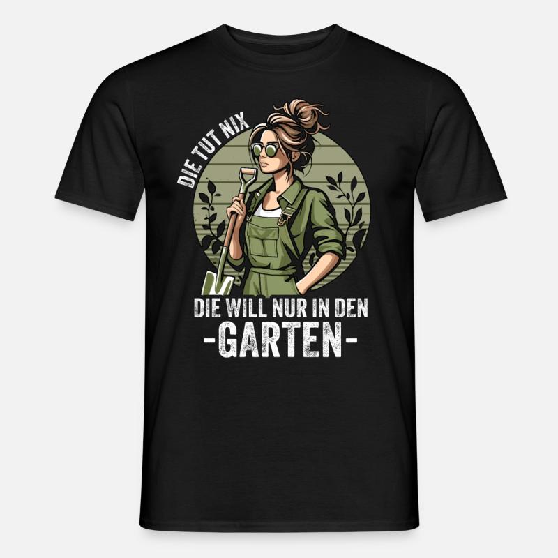 Garten Geschenk Gärtnerin Geburtstag Geschenk - Männer T-Shirt - Schwarz