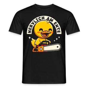 Stress Gestresst Nerven Arbeit Geschenk Spruch - Männer T-Shirt - Schwarz - Vorne - AI Model Male 178 light (178cm)