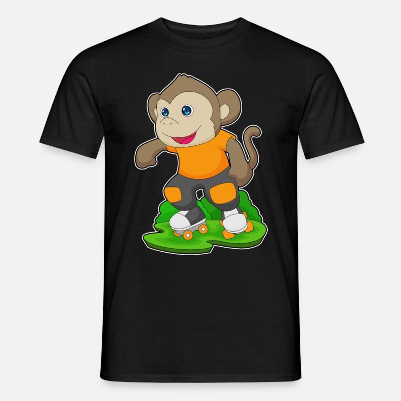Monkey Rollers Rollers Rollers - T-shirt homme - noir