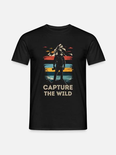 Fotografie Naturfotografie Tierfotografie - Männer T-Shirt - Schwarz