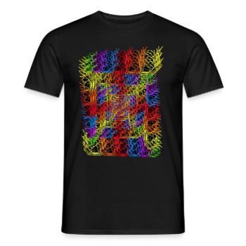 LGBT Schnecken Schnecke Gay Pride - Männer T-Shirt - Schwarz - Vorne - AI Model Male 178 light (178cm)