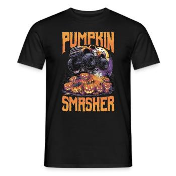 Monster Truck Halloween Pumpkin smasher - Männer T-Shirt - Schwarz - Vorne - AI Model Male 178 light (178cm)