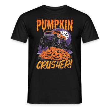 Monster Truck Halloween Pumpkin Crusher ! - T-shirt homme - noir - Devant - AI Model Male 178 light (178cm)
