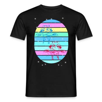 Giraffe Giraffen Kind Kinder Baby - Männer T-Shirt - Schwarz - Vorne - AI Model Male 178 light (178cm)
