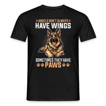 German Shepherd Lover Dog Owner - Männer T-Shirt - Schwarz - Vorne - AI Model Male 178 light (178cm)