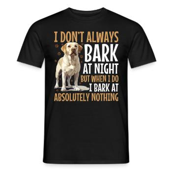 Labrador Lover Dog Owner - Männer T-Shirt - Schwarz - Vorne - AI Model Male 178 light (178cm)