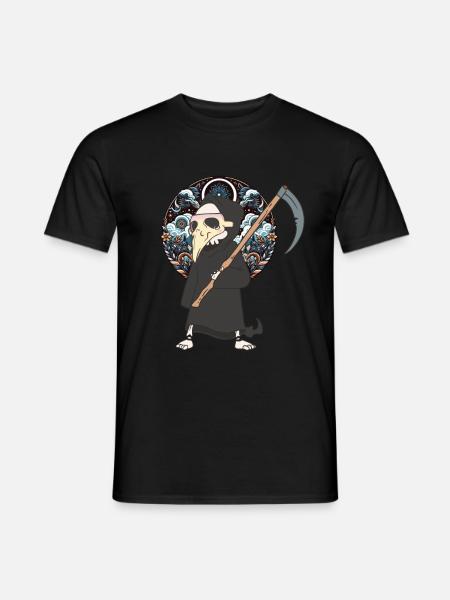Medieval Grim Reaper Halloween Death - Men's T-Shirt - black