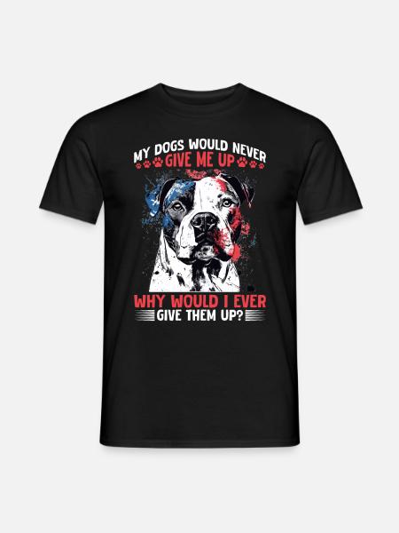 Pitbull Terrier Dog Owner - Männer T-Shirt - Schwarz