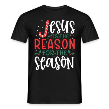 Elfes de Noël - T-shirt homme - noir - Devant - AI Model Male 178 light (178cm)